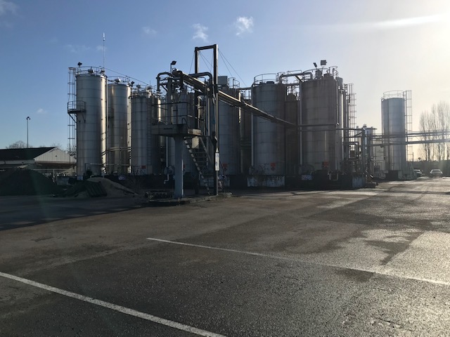 Site industriel avant démantèlement