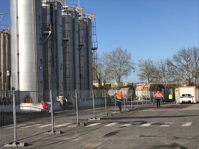 Mise en sécurité de site de démolition